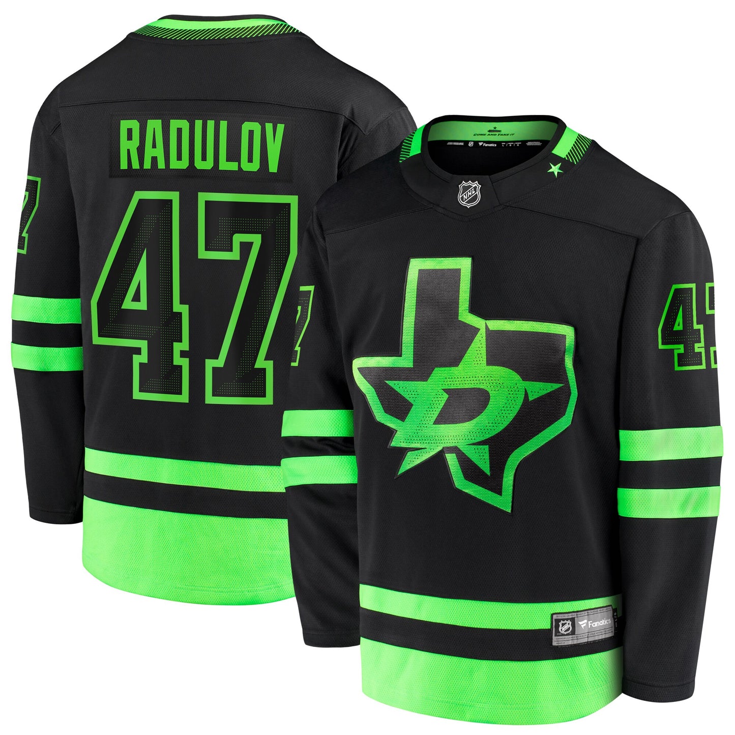 Alexander Radulov Dallas Stars Fanatics Branded 2020/21 Alternate Premier Breakaway Player Jersey - Black