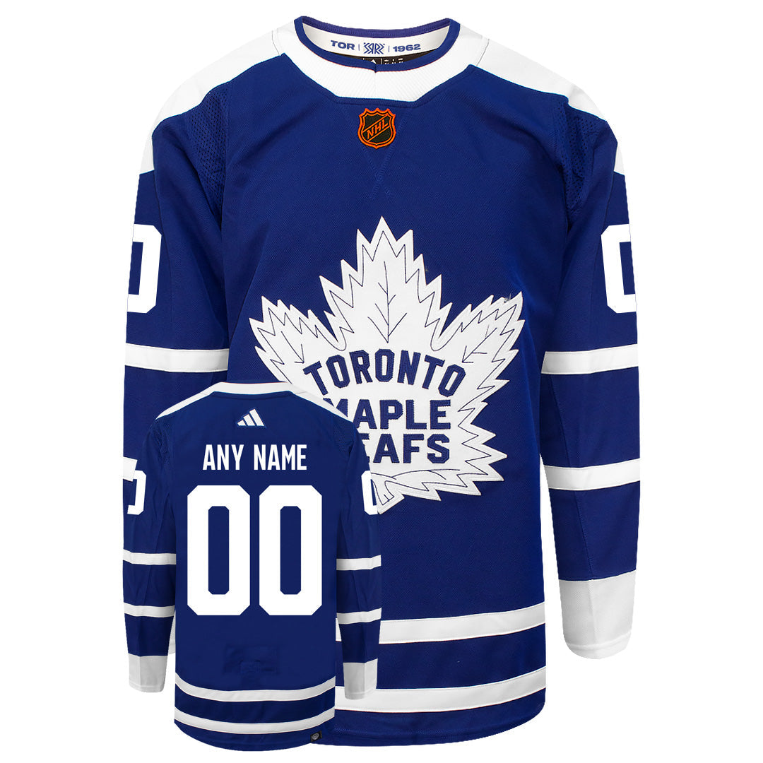 Customizable Toronto Maple Leafs Adidas 2022 Primegreen Reverse Retro Authentic NHL Hockey Jersey