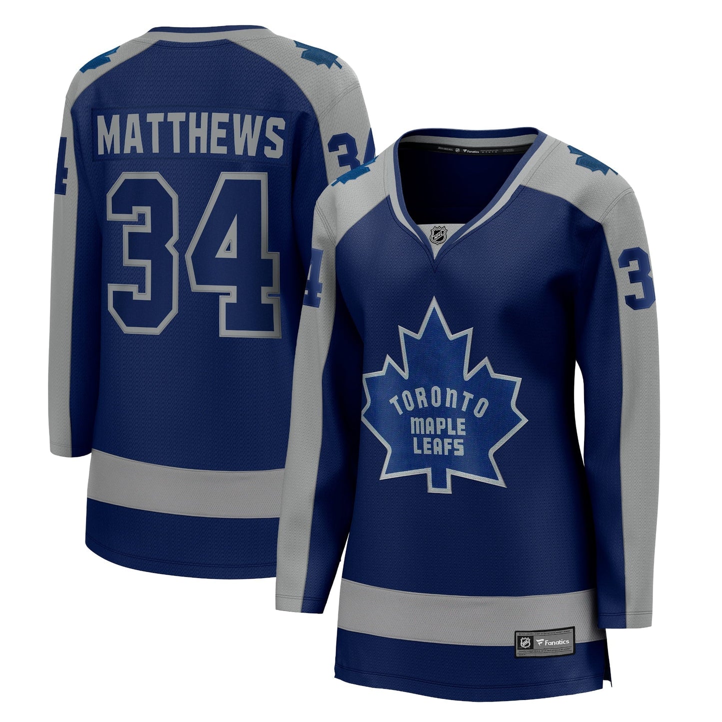 Women's Fanatics Branded Auston Matthews Royal Toronto Maple Leafs 2020/21 Special Edition Breakaway Player Jersey