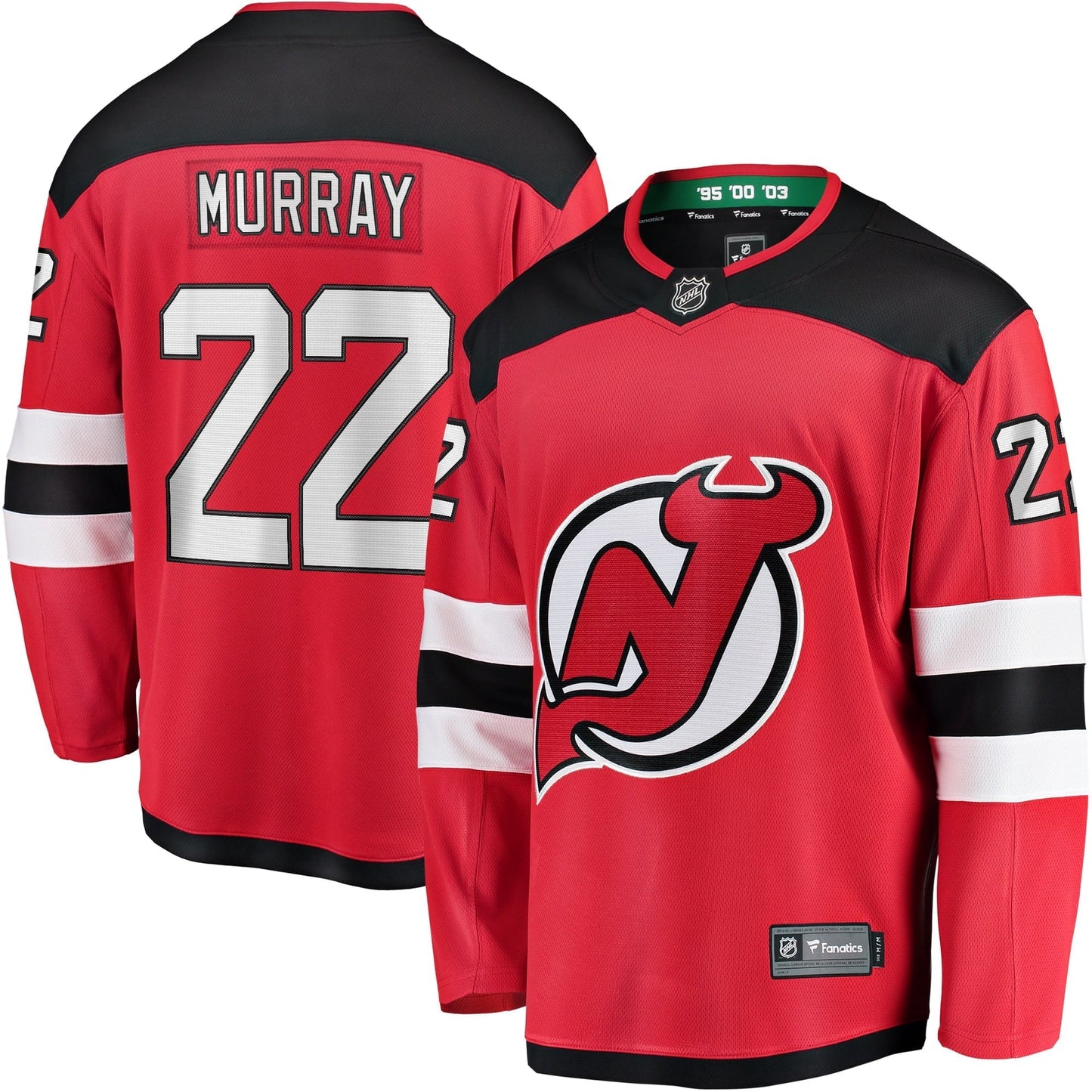 Youth Fanatics Branded Ryan Murray Red New Jersey Devils Breakaway Player Jersey
