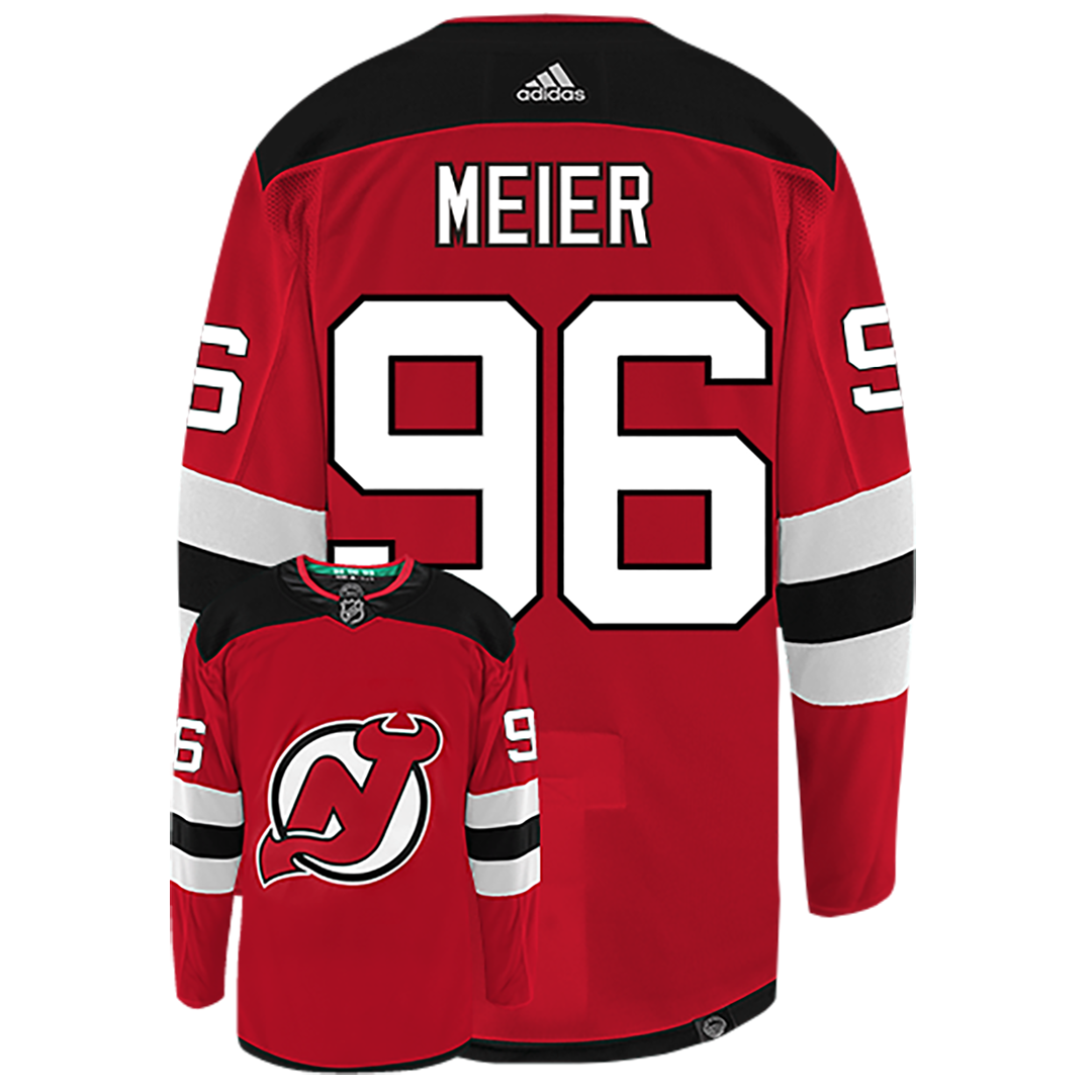Timo Meier New Jersey Devils Adidas Primegreen Authentic NHL Hockey Jersey