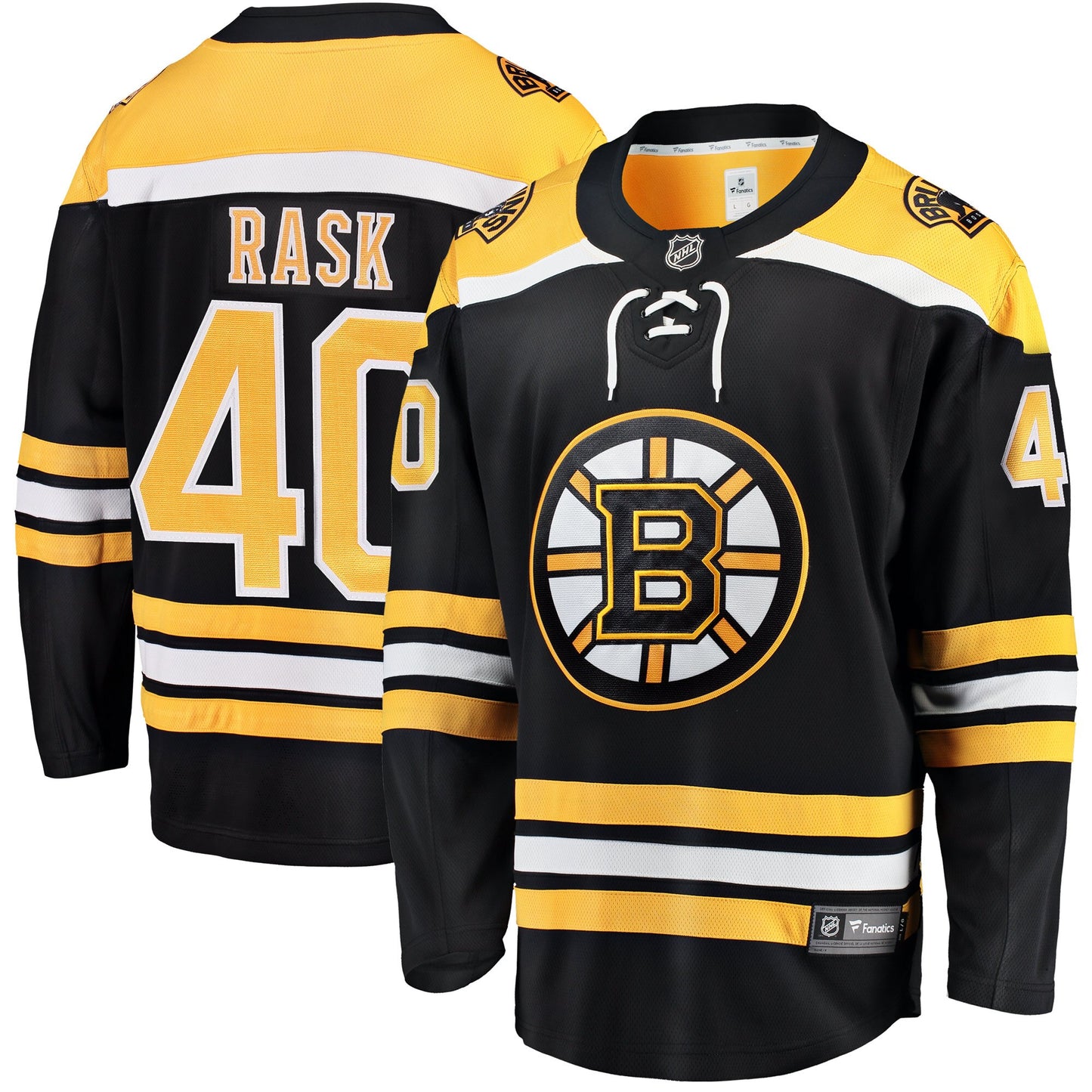 Tuukka Rask Boston Bruins Fanatics Branded Breakaway Home Jersey - Black