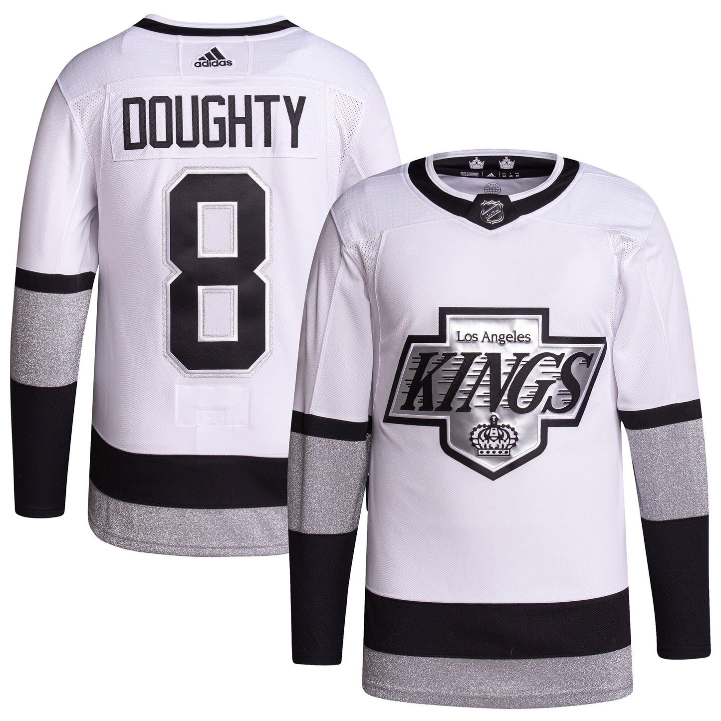 Drew Doughty Los Angeles Kings adidas Alternate Primegreen Authentic Pro Player Jersey - White