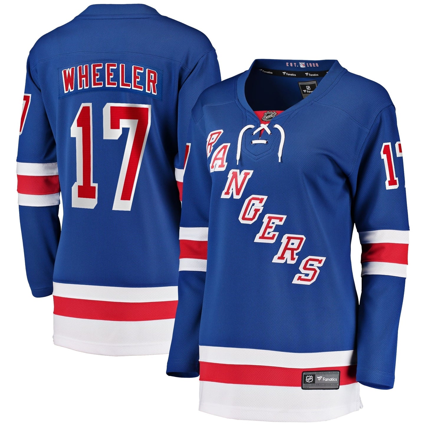Women's Fanatics Branded Blake Wheeler Blue New York Rangers Home Breakaway Player Jersey