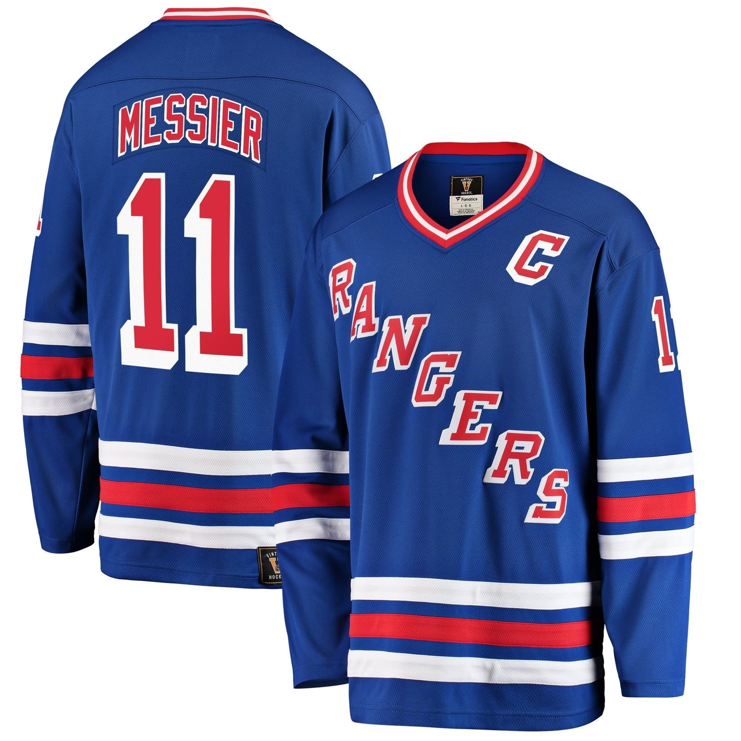 Men's Fanatics Branded Mark Messier Blue New York Rangers Premier Breakaway Retired Player Jersey