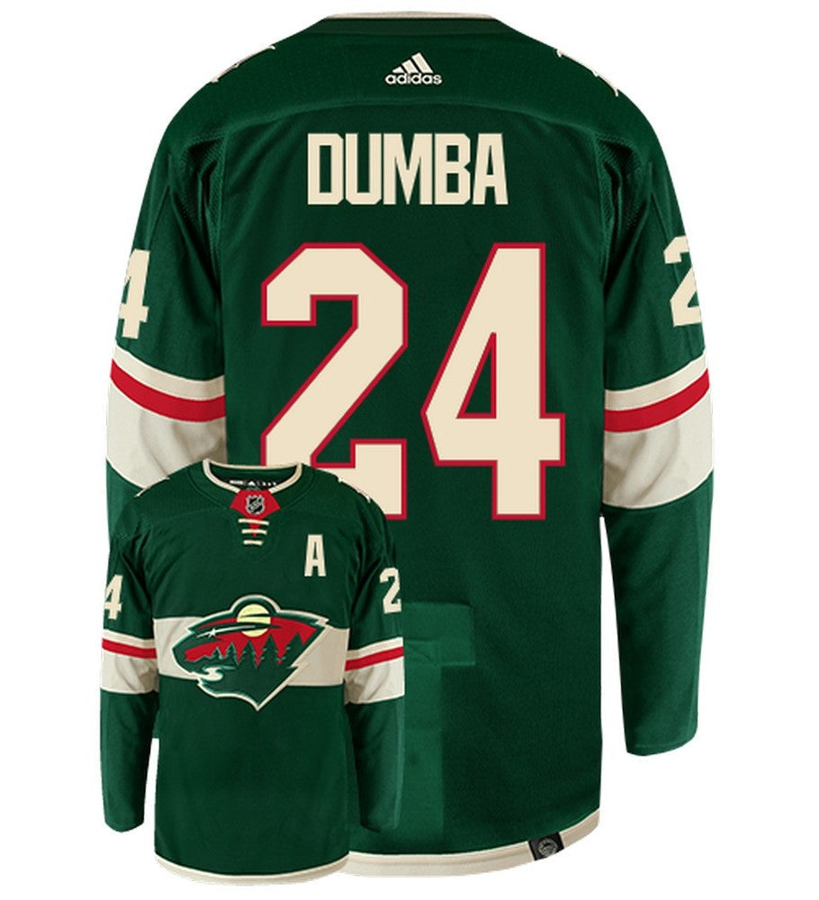 Matt Dumba Minnesota Wild Adidas Primegreen Authentic NHL Hockey Jersey