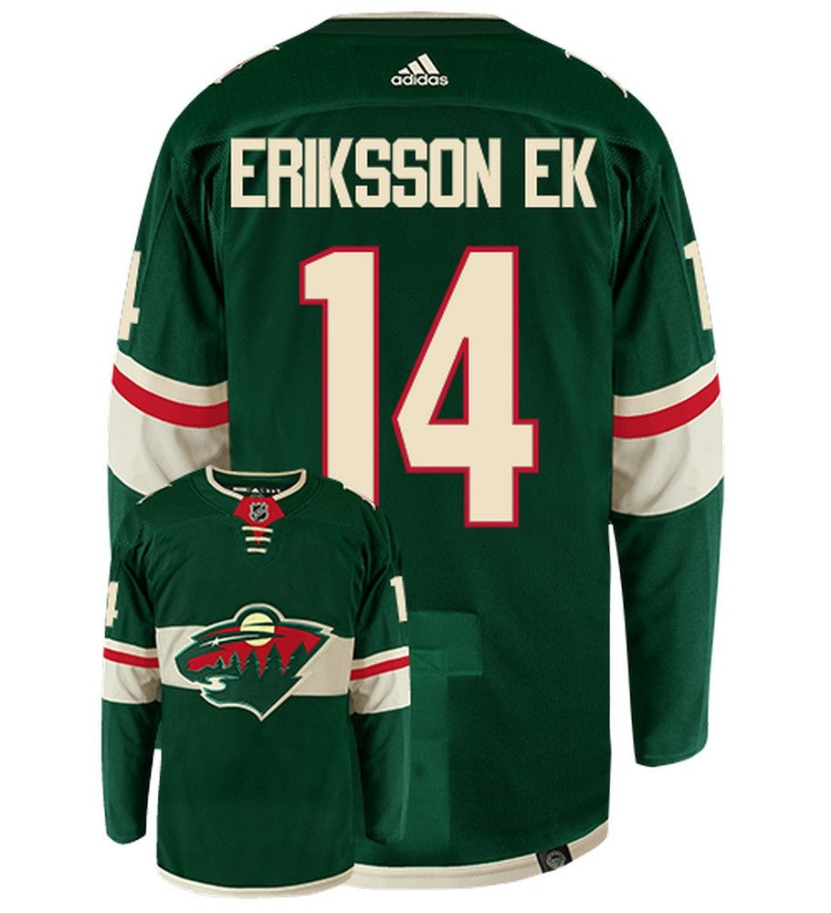 Joel Eriksson Ek Minnesota Wild Adidas Primegreen Authentic NHL Hockey Jersey